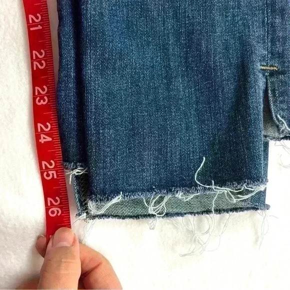 Frame Le High Straight High Waisted Distress Stretch Crop Ankle Jean Size 27 - Picture 14 of 14